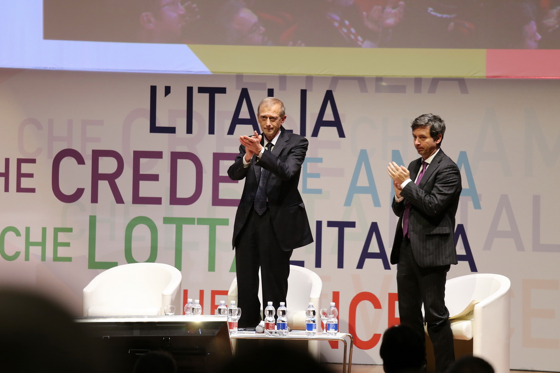 ANCI2015_110.JPG - Piero Fassino (Sindaco di Torino, Presidente ANCI)  Conclude la 32.ma Assemblea Nazionale ANCI a Torino Lingotto Fiere