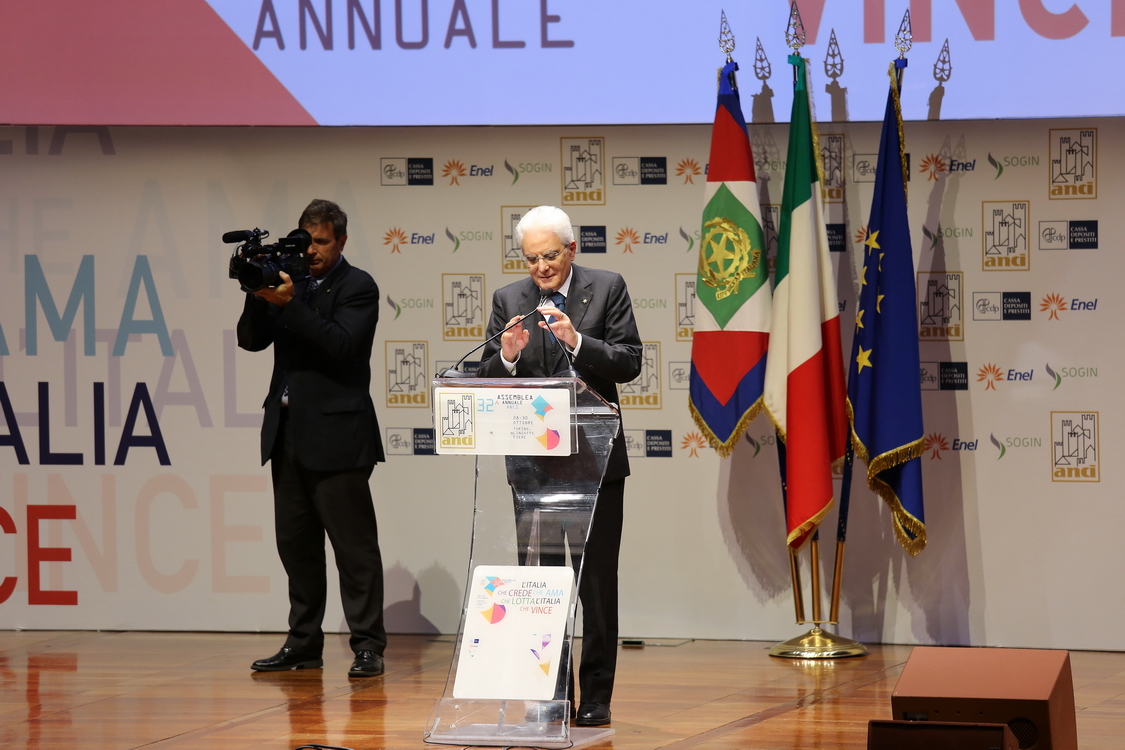 ANCI2015_112.JPG - Saluto del presidente della Repubblica Sergio Mattarella