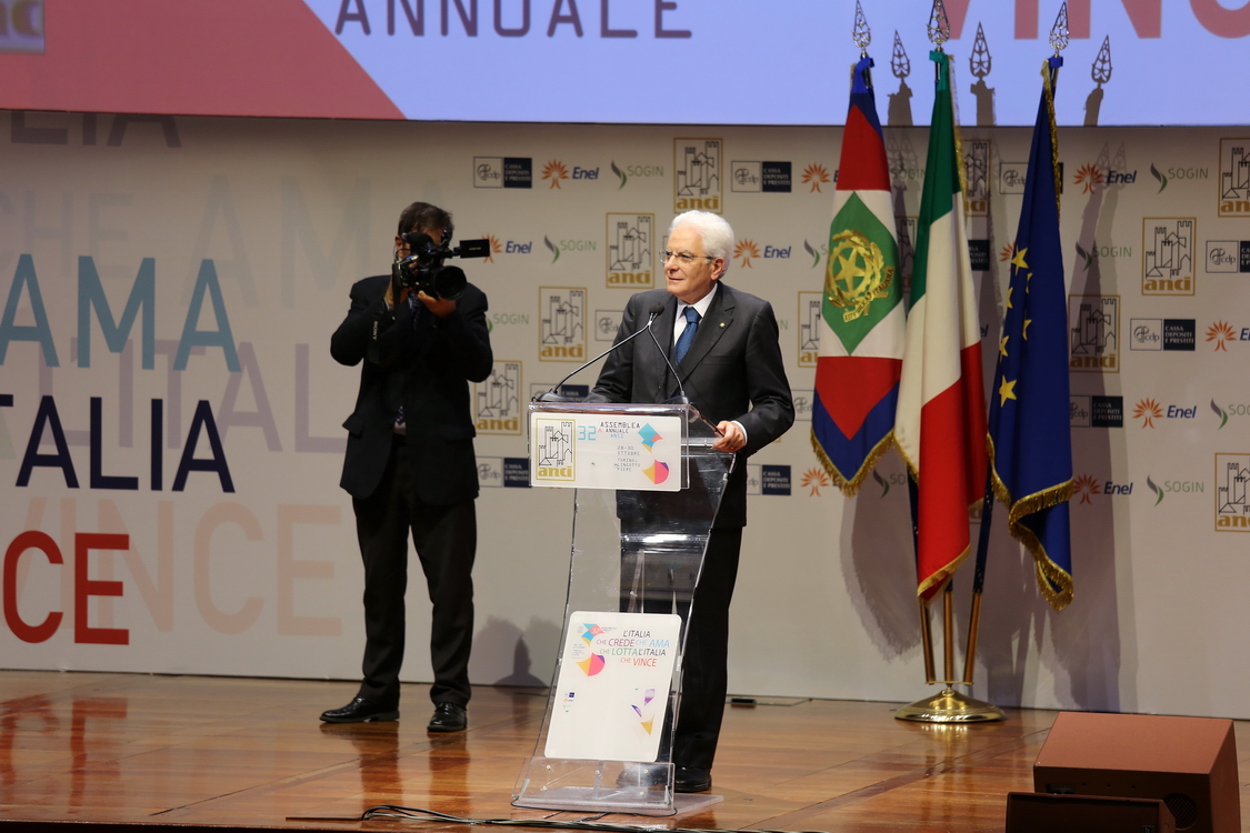 ANCI2015_114.JPG - Saluto del presidente della Repubblica Sergio Mattarella
