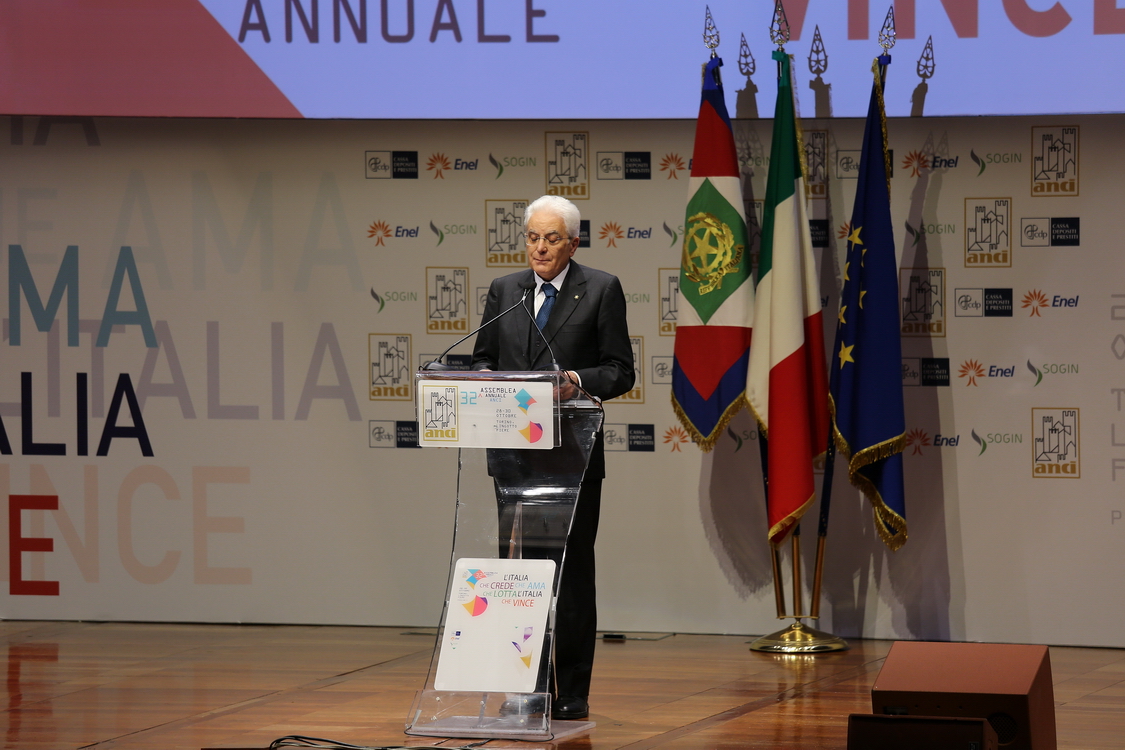ANCI2015_121.JPG - Saluto del presidente della Repubblica Sergio Mattarella