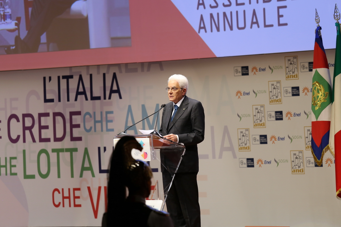 ANCI2015_124.JPG - Saluto del presidente della Repubblica Sergio Mattarella