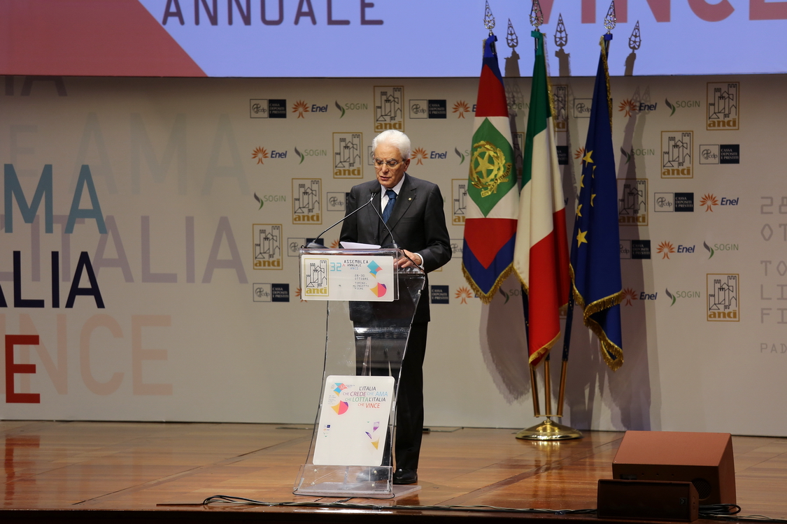 ANCI2015_126.JPG - Saluto del presidente della Repubblica Sergio Mattarella