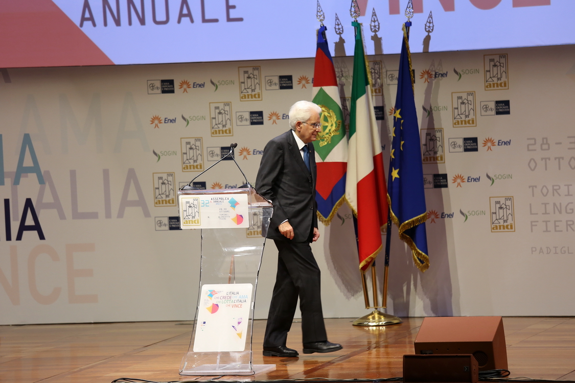 ANCI2015_133.JPG - Saluto del presidente della Repubblica Sergio Mattarella