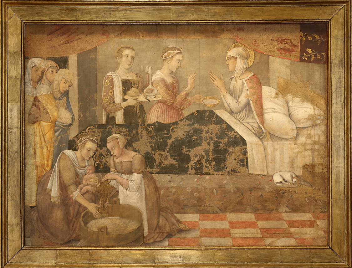 GalleriaSabauda_006.JPG - jacopo Bellini e bottega  Venezia, 1396 (?) — 1470 (?) Nascita della Vergine