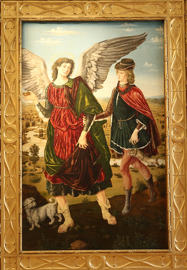 GalleriaSabauda_010.JPG - Antonio Benci detto Il Pollaiolo Firenze,1431 - Roma, 1498 L'Arcangelo Gabriele e Tobiolo