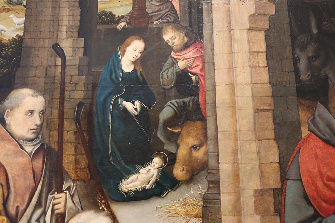 GalleriaSabauda_020.JPG - Maestro dell'Adorazione di Torino Fiandre, XV-XVI secolo  Adorazione dei Magi (particolare)