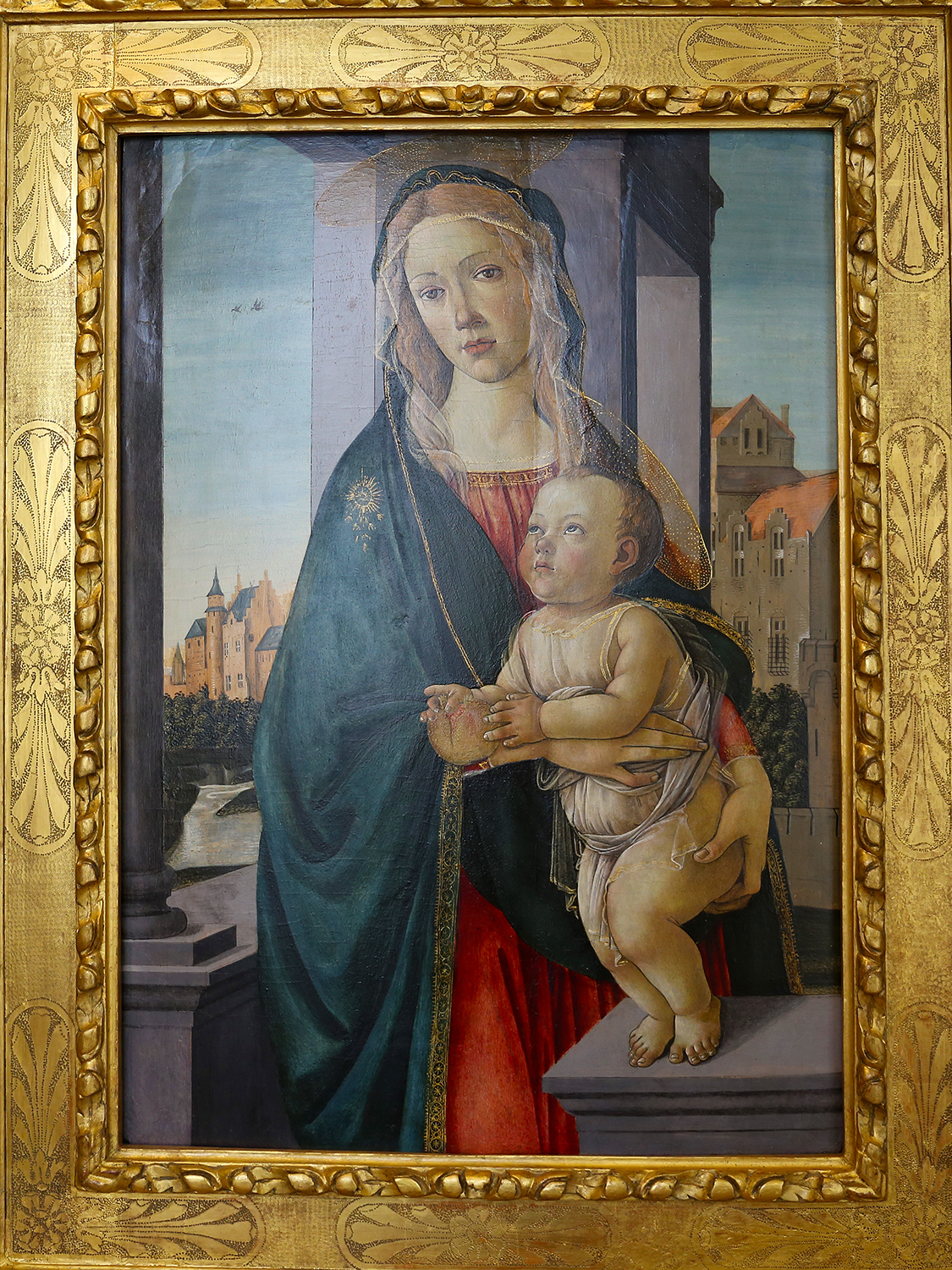 GalleriaSabauda_022.JPG - Bottega di Alessandro Filipepi detto Sandro Botticelli  (Firenze, 1445 - 1510)  Madonna con il Bambino