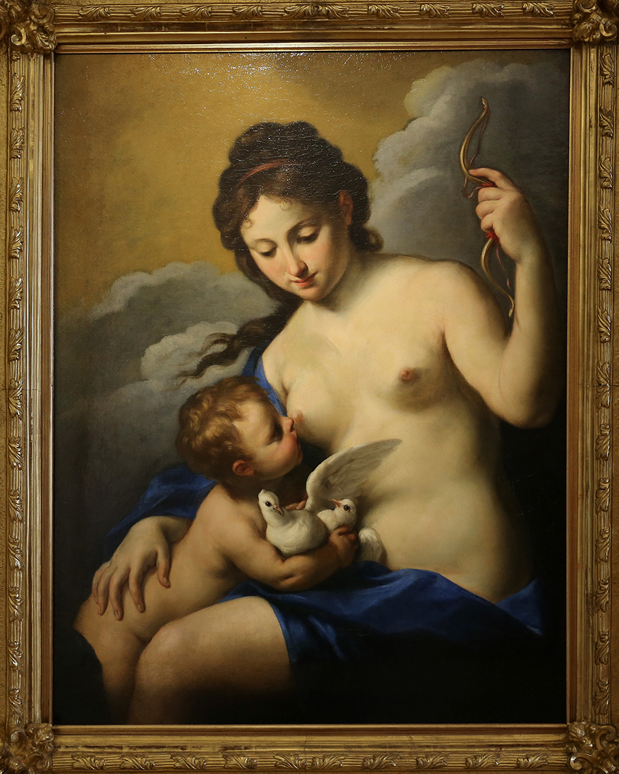 GalleriaSabauda_037.JPG - Carlo Cignani  Bologna, 1628-Forlì, 1719  Venere e Cupido