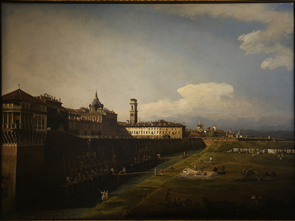 GalleriaSabauda_086.JPG - Bernardo Bellotto  Venezia, 1721 - Varsavia, 1780  Veduta di Torino dal lato dei Giardini Reali