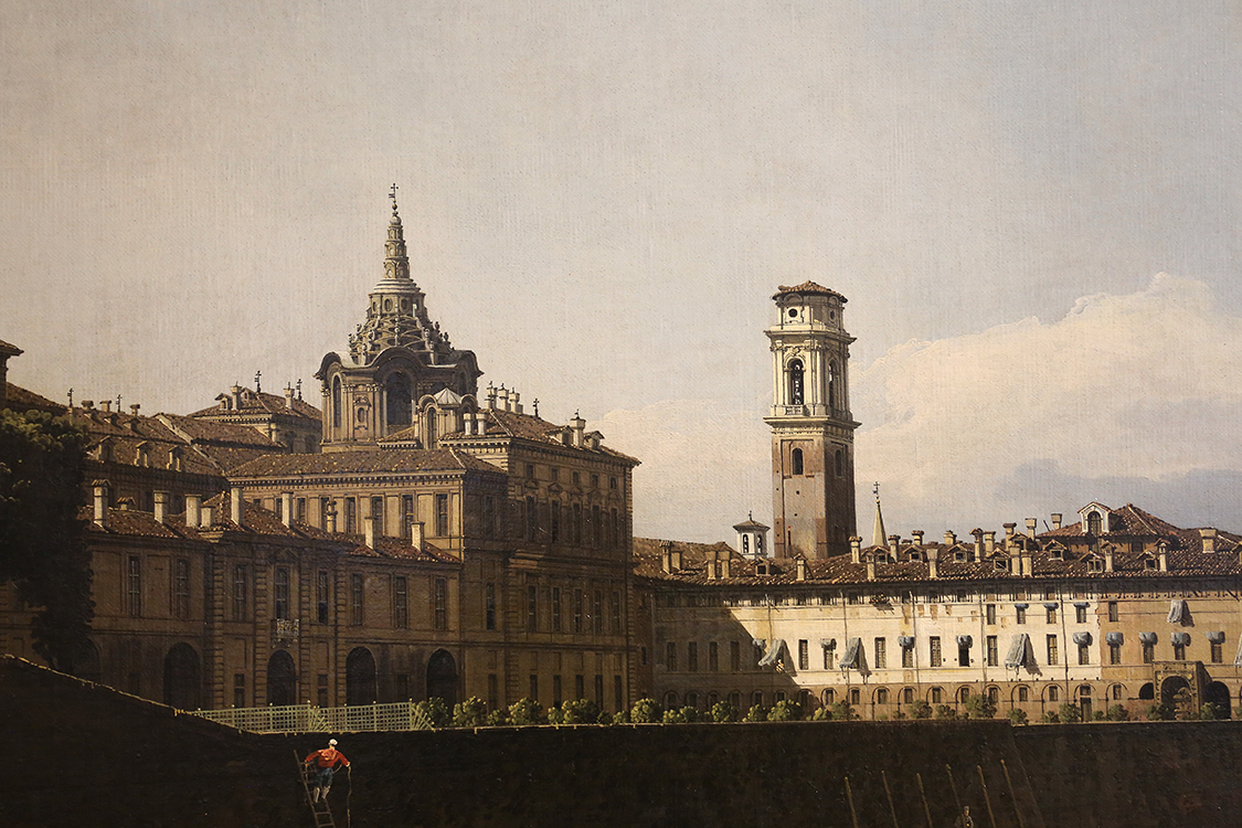 GalleriaSabauda_088.JPG - Bernardo Bellotto  Venezia, 1721 - Varsavia, 1780  Veduta di Torino dal lato dei Giardini Reali (Particolare)