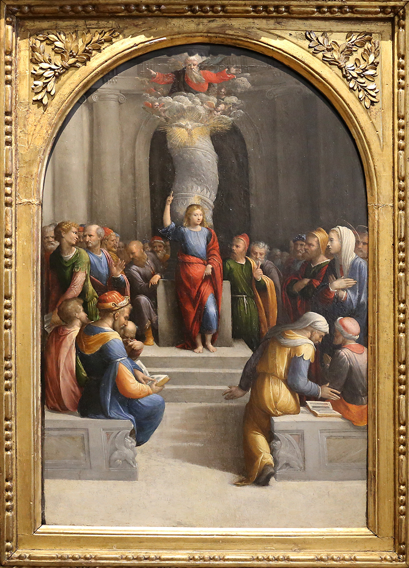 GalleriaSabauda_103.JPG - Benvenuto Tisi detto Garofalo  Ferrara (?), 1481 - 1559  Disputa di Cesò nel Tempio