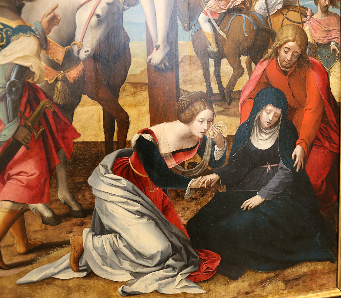 GalleriaSabauda_116.JPG - Maestro delle Mezze Figure Femminili  Anversa (?), XVI secolo  Crocifissione (Particolare)