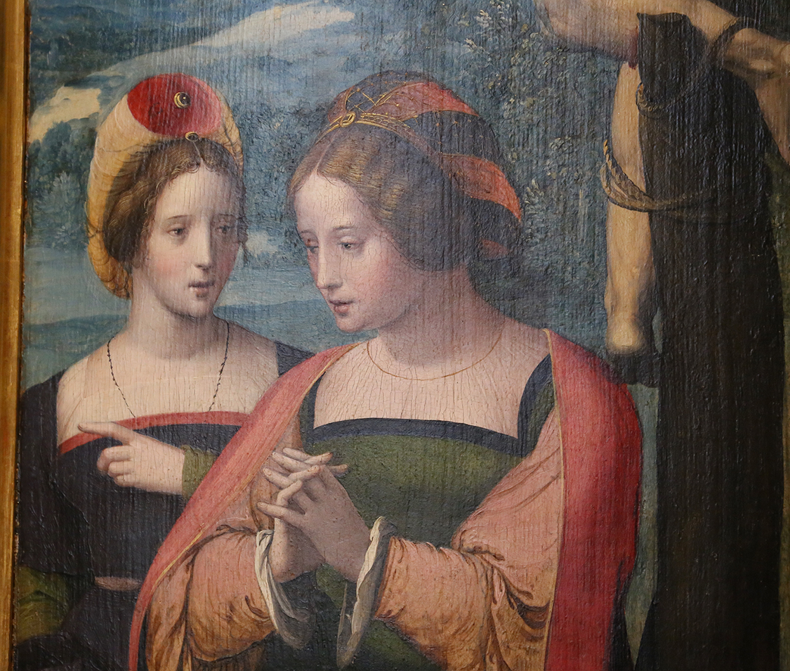 GalleriaSabauda_117.JPG - Maestro delle Mezze Figure Femminili  Anversa (?), XVI secolo  Crocifissione (Particolare)