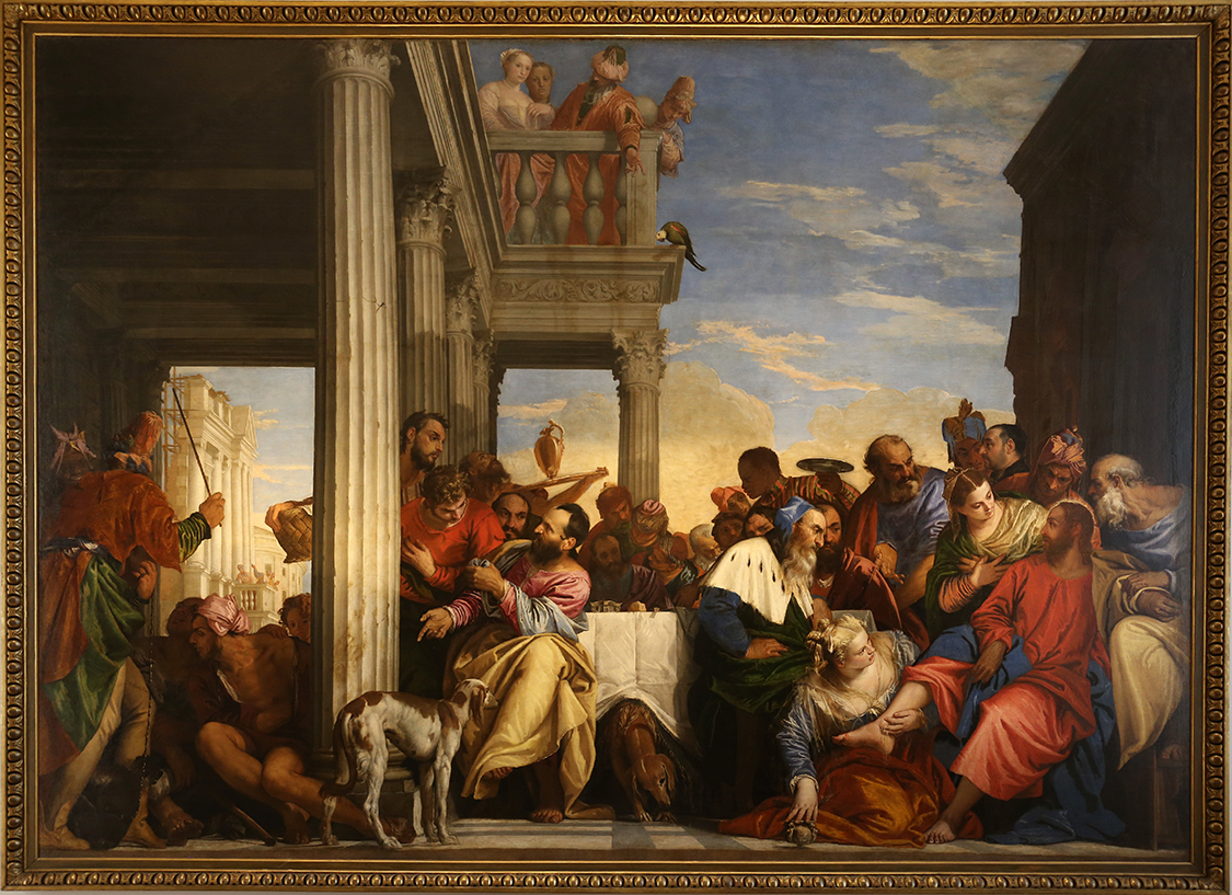 GalleriaSabauda_119.JPG - Paolo Caliari detto Veronese  Verona, 1528-Venezia, 1588  Cena in casa di Simone Fariseo