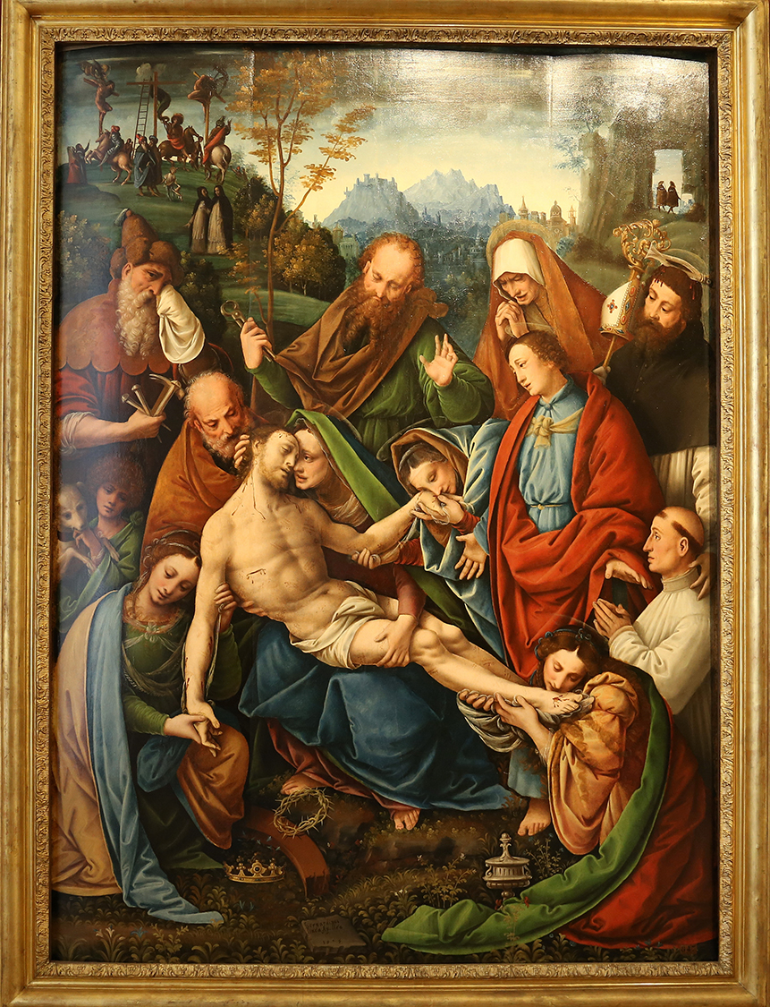 GalleriaSabauda_121.JPG - Bernardino Lanino  Mortara o Vercelli (?), notizie dal 1528 al 1581  Compianto su Cristo morto e santa Caterina