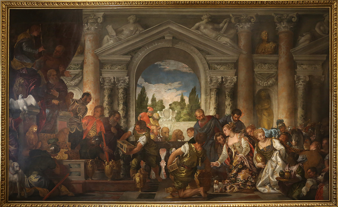 GalleriaSabauda_133.JPG - Paolo Caliari detto Veronese e bottega  Verona, 1528-Venezia, 1588  La regina di Saba offre doni a Salomone