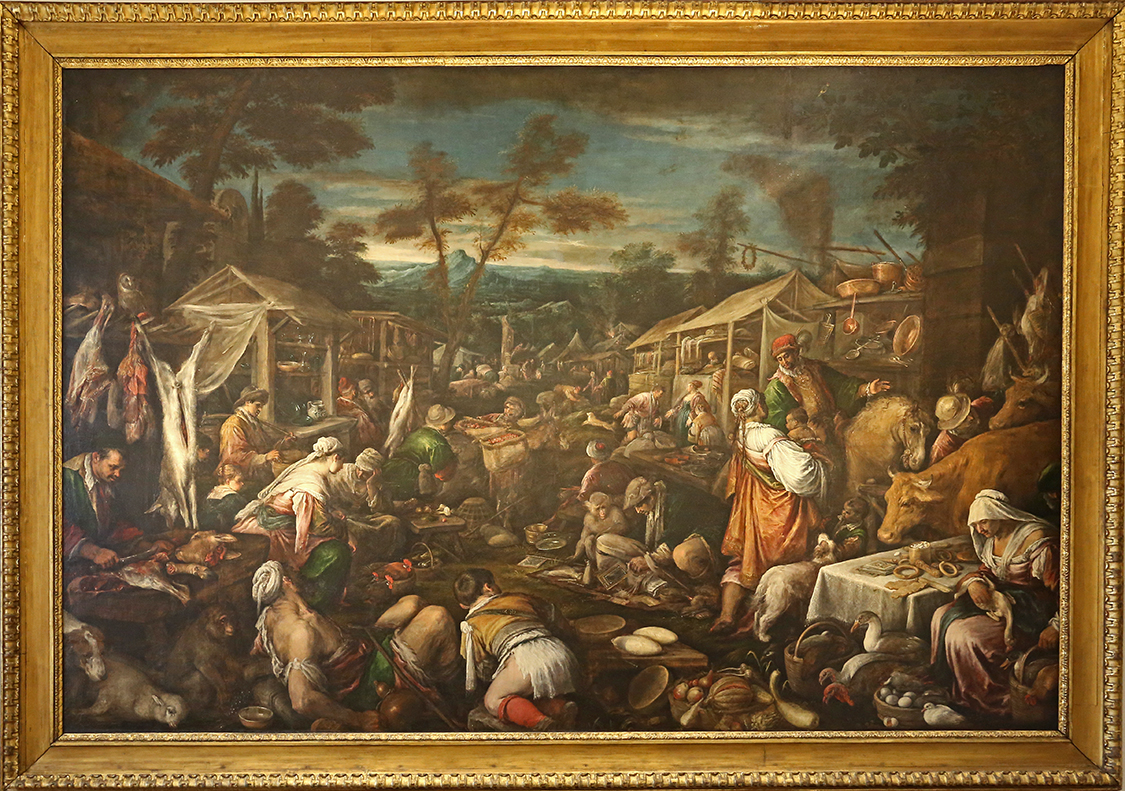 GalleriaSabauda_138.JPG - Jacopo dal Ponte detto Bassano  Bassano del Grappa, 1510 circa -1592  Grande mercato