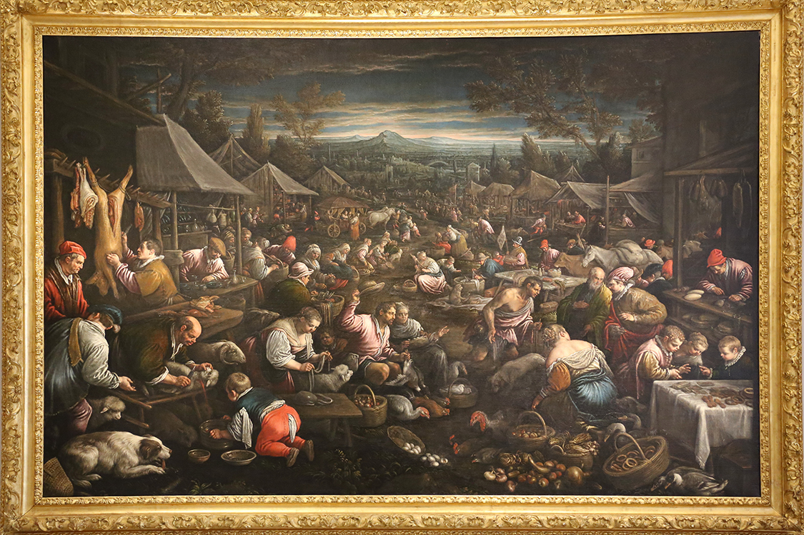 GalleriaSabauda_142.JPG - Leandro dal Ponte detto Bassano  Bassano del Grappa, 1557 -Venezia, 1622  Piccolo mercato