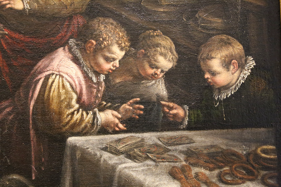 GalleriaSabauda_144.JPG - Leandro dal Ponte detto Bassano  Bassano del Grappa, 1557 -Venezia, 1622  Piccolo mercato (Particolare)
