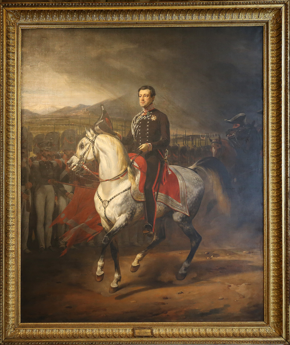 GalleriaSabauda_146.JPG - Horace Vernet  Parigi, 1789-1863  Ritratto equestre di Carlo Alberto, re di Sardegna