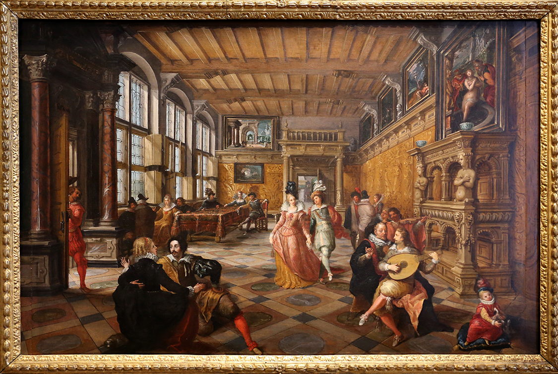 GalleriaSabauda_158.JPG - Frans Francken II  Anversa, 1581 -1642  Paul Vredeman de Vries  Anversa, 1567 -Amsterdam, dopo il 1630  Festa da ballo