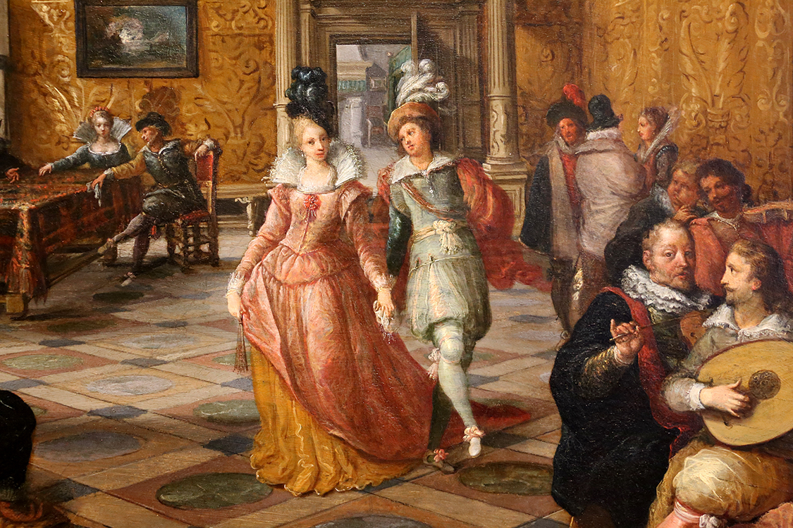 GalleriaSabauda_159.JPG - Frans Francken II  Anversa, 1581 -1642  Paul Vredeman de Vries  Anversa, 1567 -Amsterdam, dopo il 1630  Festa da ballo (Particolare)