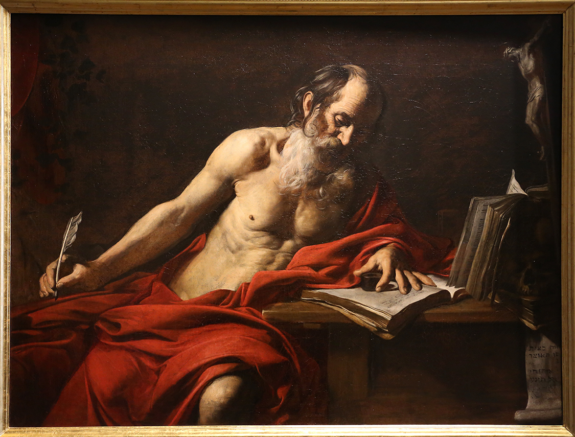 GalleriaSabauda_160.JPG - Jean Valentin o Jean de Boulogne detto Valentin de Boulogne  Coulommiers, 1591 - Roma, 1632  San Gerolamo