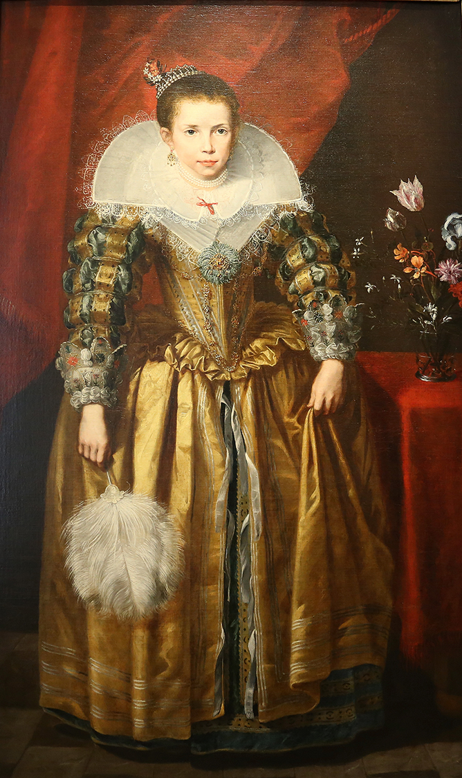 GalleriaSabauda_189.JPG - Cornelis de Vos  Hulst, 1584-Anversa, 1651  Ritratto di giovinetta all'età di 10 anni