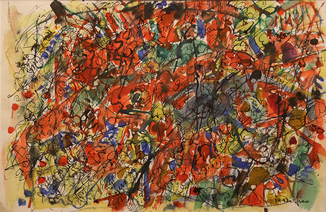 VBS_5599.JPG - Ettore Fico  Giardino  2004 acquarello su carta MEF Museo Ettore Fico, Torino