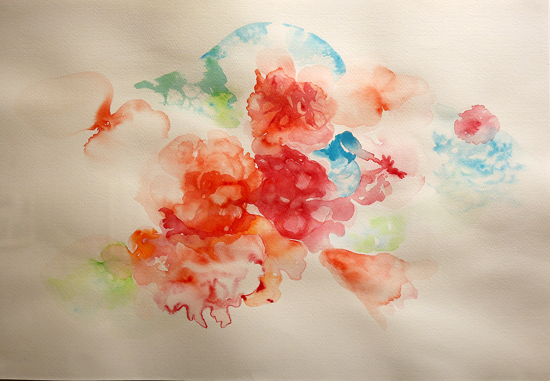 VBS_5713.JPG - Ada Mascolo  Fiori dell'oblio  2018 acquarello su carta collezione privata 