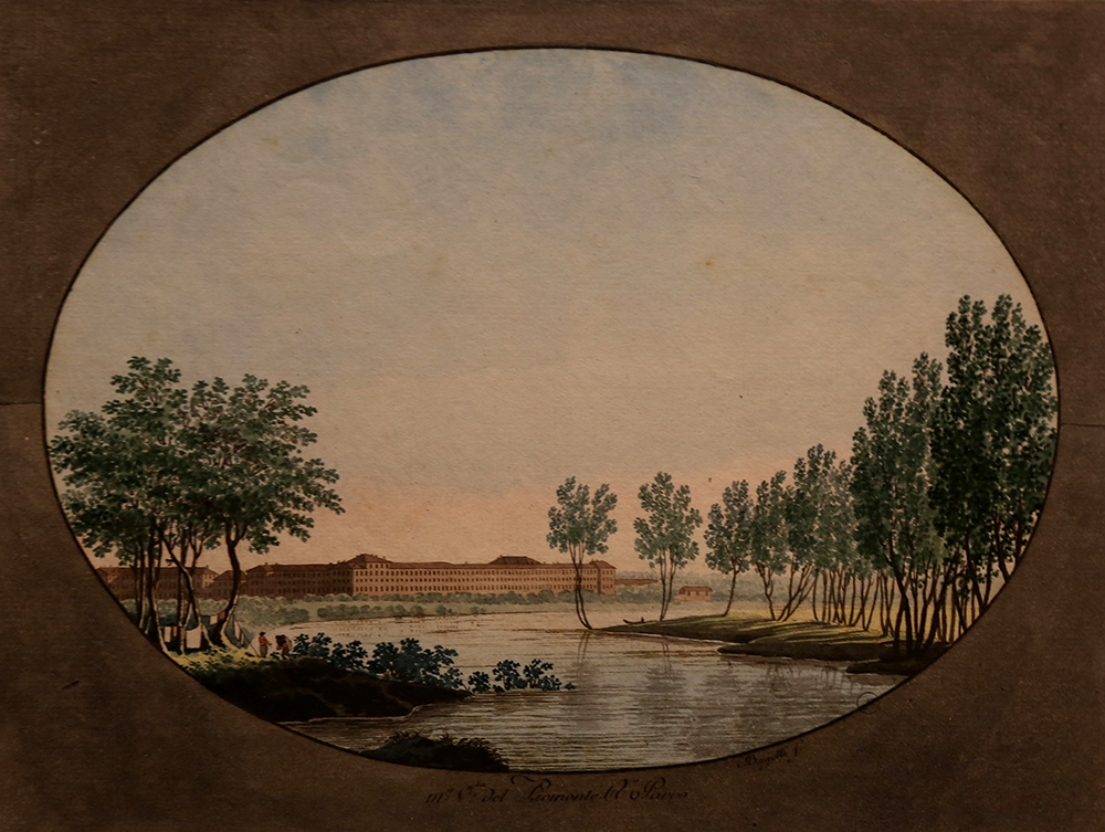 VBS_5778.jpg - Giuseppe Pietro Bagetti  Luigi Zaccaria Valperga (?)  Veduta di Regio Parco 1793-1795 