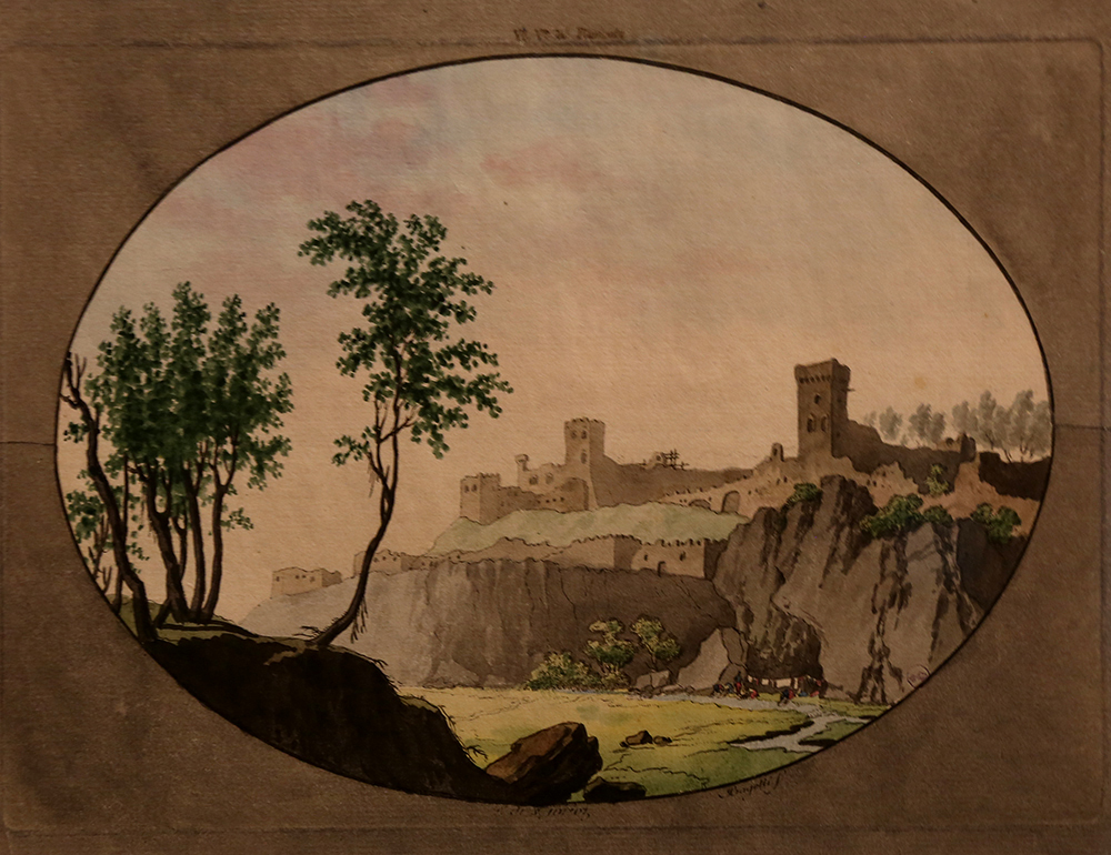 VBS_5805.jpg - Giuseppe Pietro Bagetti Luigi Zaccaria Valperga (?) Veduta di San Giorio di Susa 1793-1795