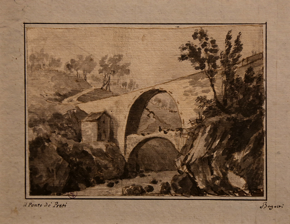 VBS_5875.jpg - Giuseppe Pietro Bagetti  Veduta del ponte dei Preti 1800 -1820 