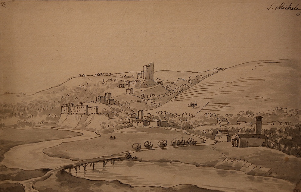 VBS_5884.jpg - Giuseppe Pietro Bagetti  Veduta di San Michele Mondovi 1802-1810 