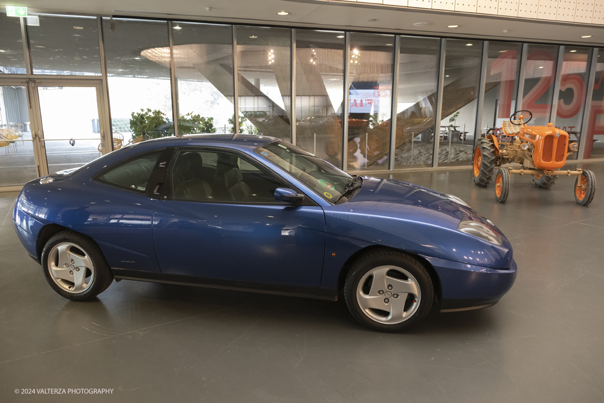 _DSF9405.jpg - Turin. Turin. On the occasion of the 125th anniversary of the foundation of FIAT, the MAUTO - National Automobile Museum presents the exhibition 125 TIMES FIAT. Modernity through the FIAT imagination that traces the long and fascinating history of the Turin car factory. Fiat coupÃ¨