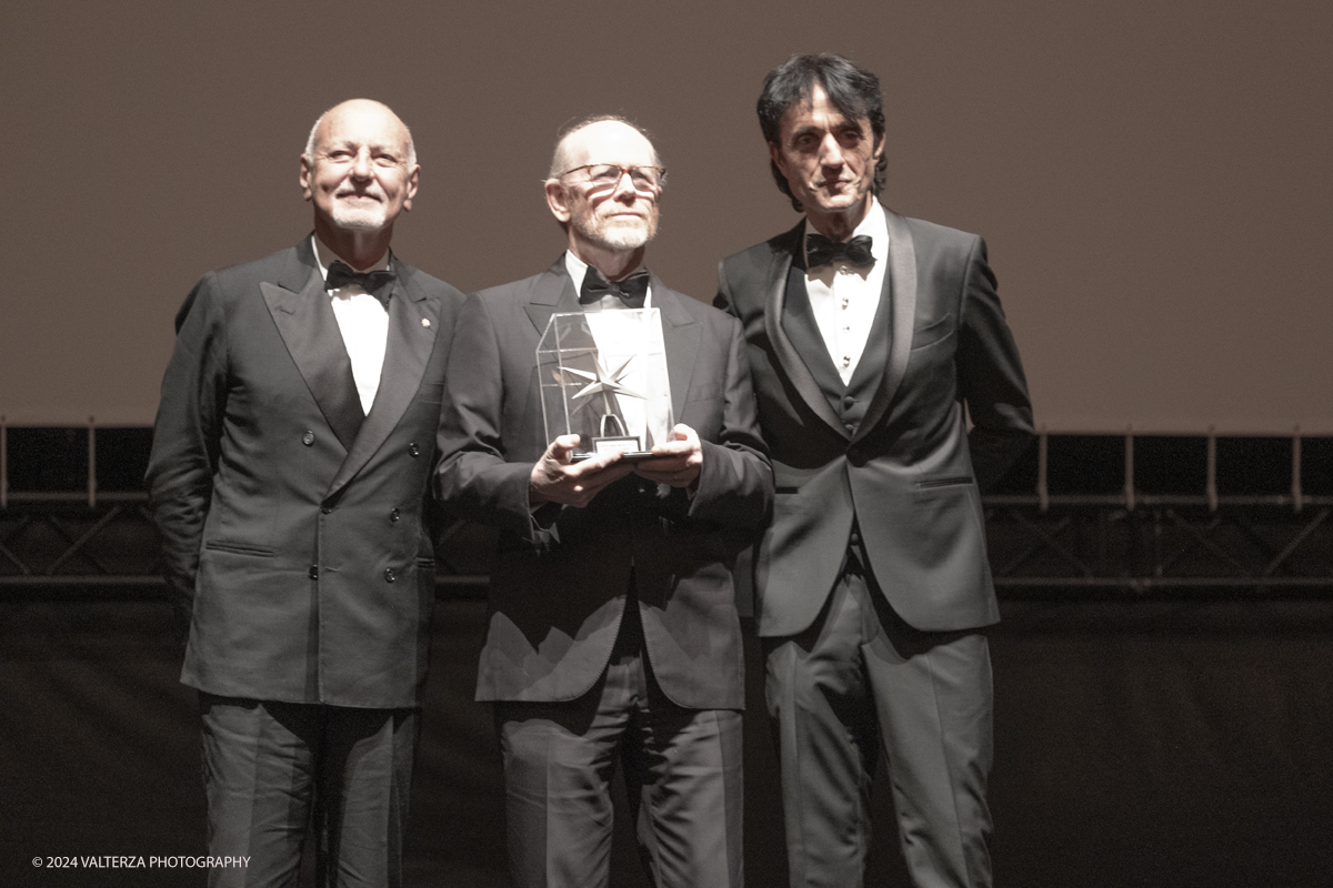 _DSF4979.jpg - TURIN, ITALY - NOVEMBER 22: Ron Howard, with Enzo Ghigo e Giulio Bove, attend the 42nd Torino Film Festival 2024 Opening Ceremony and receives the Stella della Mole award