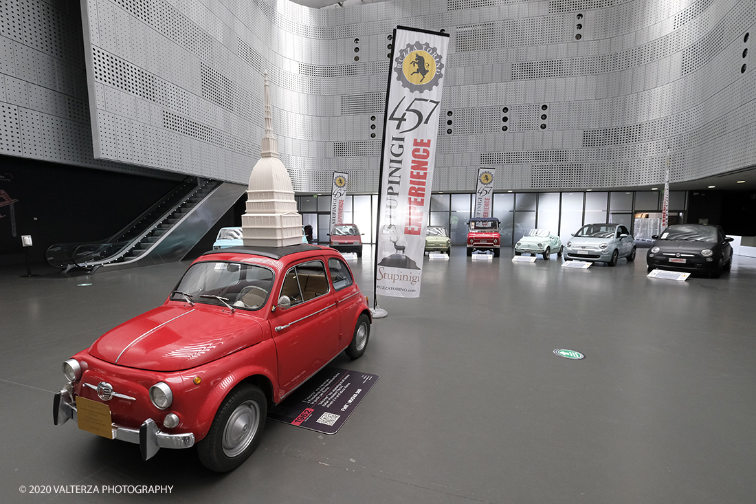 _DSF5053.jpg - 18/06/2020.Torino.  Il MAUTO dedica la prima mostra post lockdown alla mitica Fiat 500. Nella foto la Nuova 500 del 1962 in dotazione al Presidente della Repubblica Sandro Pertini