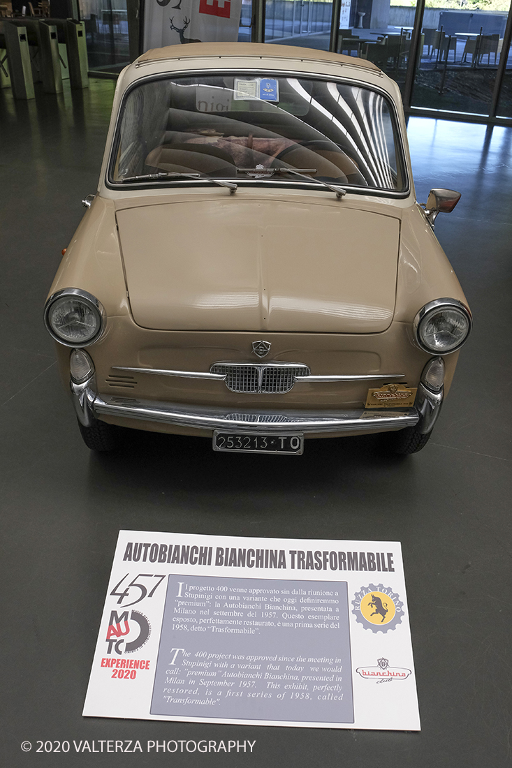 _DSF8123.jpg - 18/06/2020.Torino.  Il MAUTO dedica a prima mostra post lockdown alla mitica Fiat 500. Nella foto Autobianchi Bianchina trasformabile