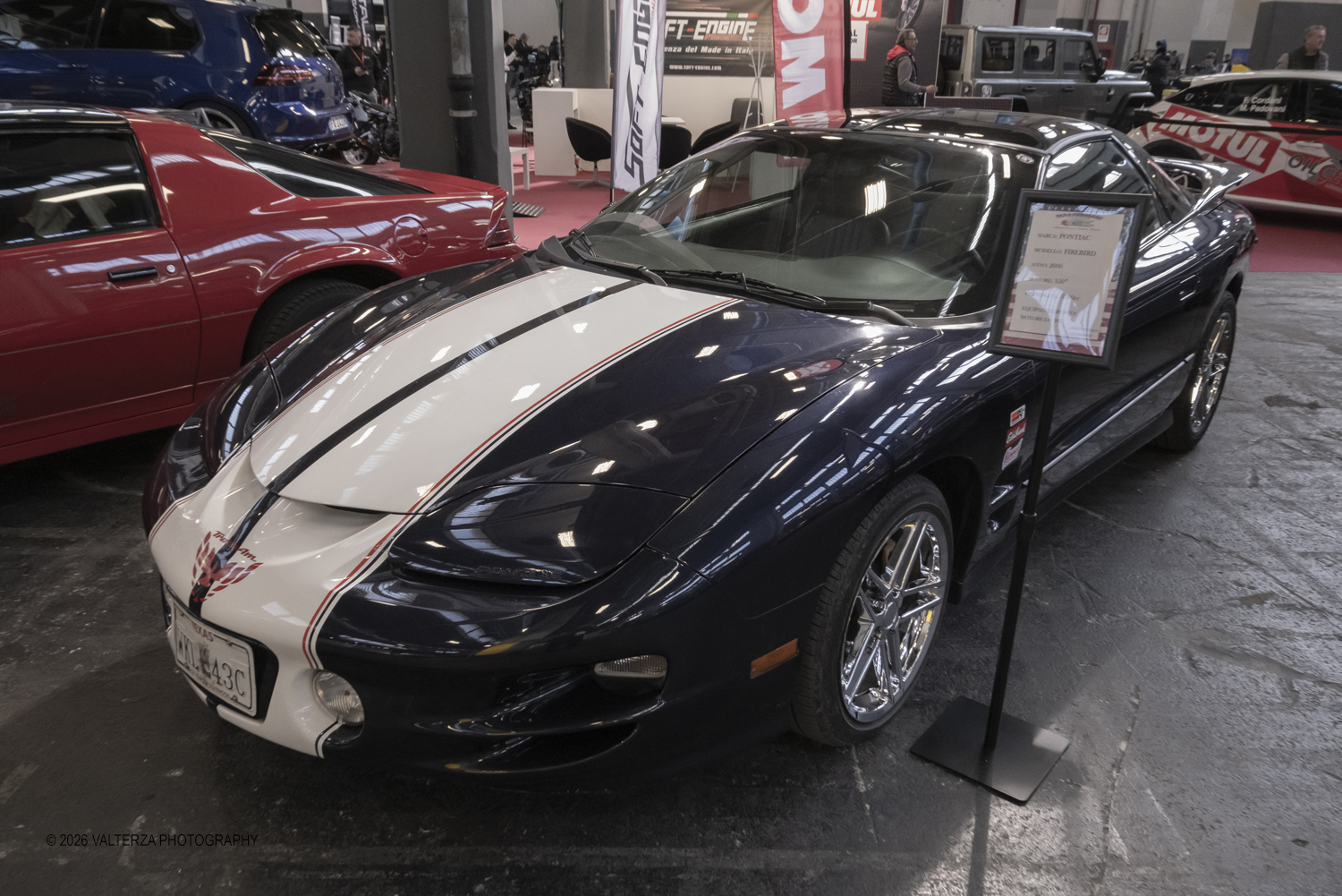_DSF6422.jpg - 27/03/2026/. Torino.  Ad AMTS , Auto Moto Turin Show, lo spettacolo Ã¨ protagonista per tutto il weekend! 3 arene indoor e 2 piste outdoor dedicate agli show. Spettacoli di freestyle, drifting e stunt con piloti e rider professionisti. Nella foto Pontiac Firebird, 2000