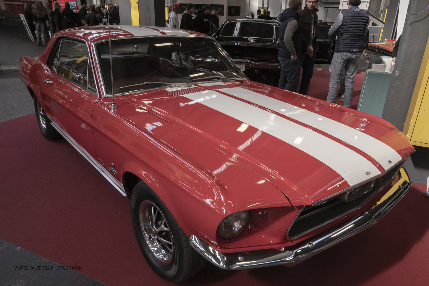 _DSF6535.jpg - 27/03/2026/. Torino.  Ad AMTS , Auto Moto Turin Show, lo spettacolo Ã¨ protagonista per tutto il weekend! 3 arene indoor e 2 piste outdoor dedicate agli show. Spettacoli di freestyle, drifting e stunt con piloti e rider professionisti. Nella foto Ford Mustang , 1967: Macchina resa celebre dal film "Un Uommo, Una donna