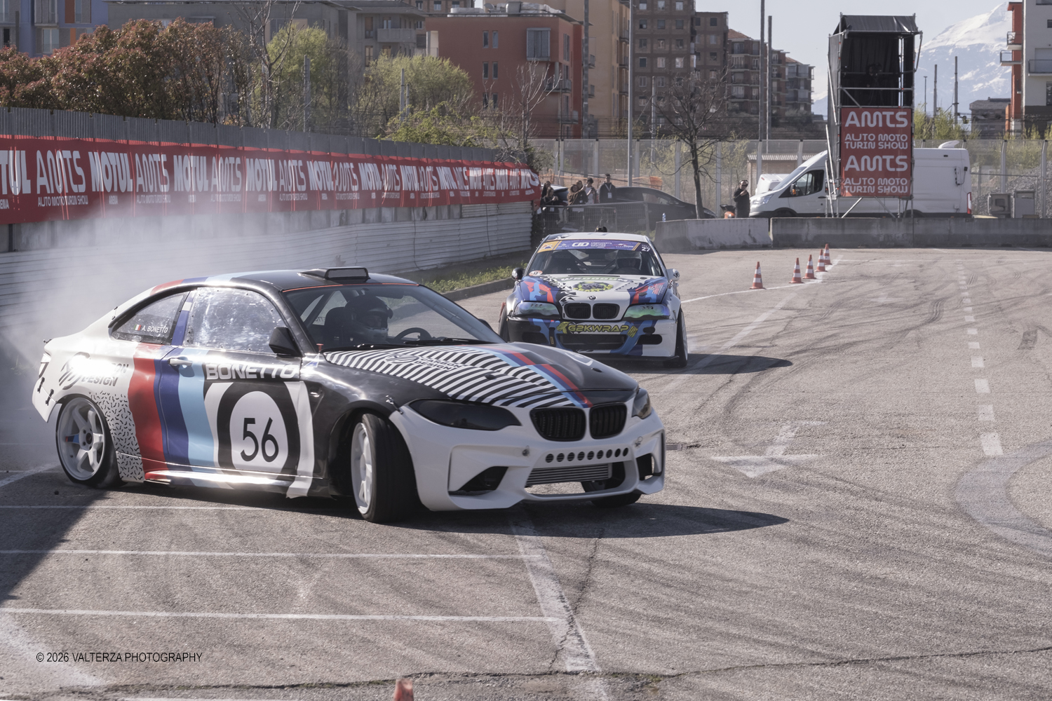 _DSF7321.jpg - 27/03/2026/. Torino.  Ad AMTS , Auto Moto Turin Show, lo spettacolo Ã¨ protagonista per tutto il weekend! 3 arene indoor e 2 piste outdoor dedicate agli show. Spettacoli di freestyle, drifting e stunt con piloti e rider professionisti. Nella foto La Motul Arena ospita il Drifting Show e il Precision Driver Show