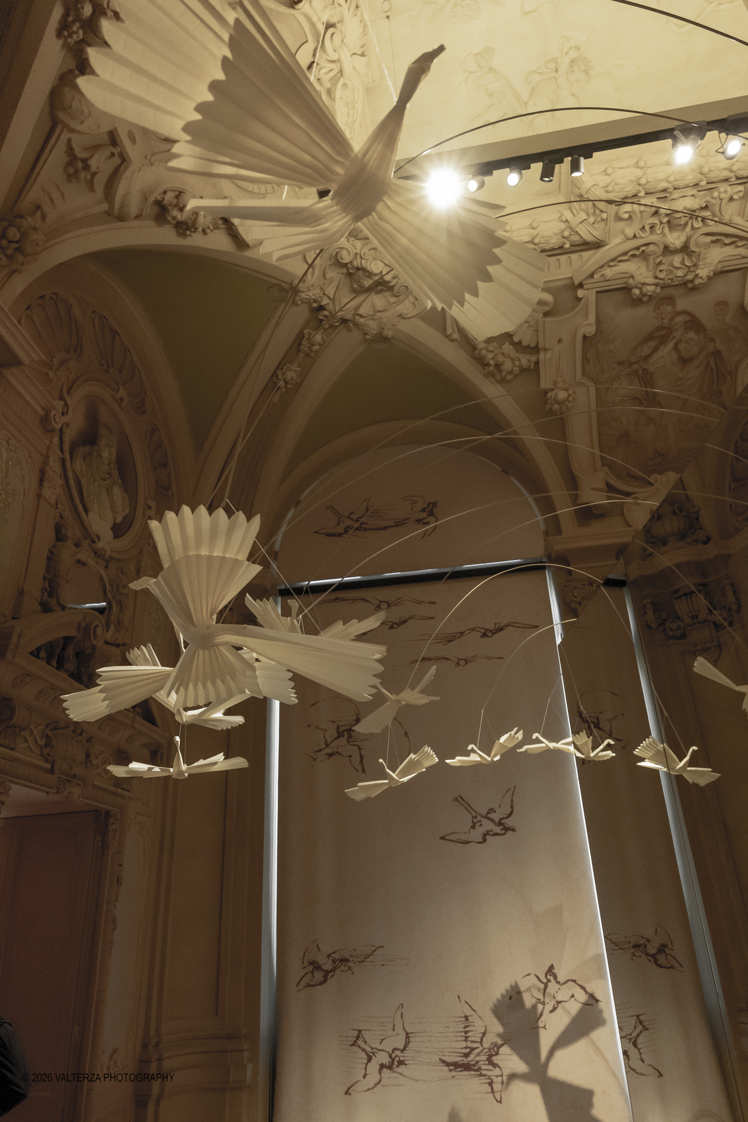 _DSF3865.jpg - Dal 20 marzo al 28 giugno 2026, lo Spazio Leonardo, al primo piano della Galleria Sabauda dei Musei Reali di Torino, accoglie il nuovo capitolo di A tu per tu con Leonardo. Questâ€™anno, lâ€™atteso appuntamento con il genio di Leonardo, , Ã¨ dedicato al disegno autografo Tre vedute di testa virile con barba. Nella foto lo spazio Leonardo al primo piano della Galleria Sabauda