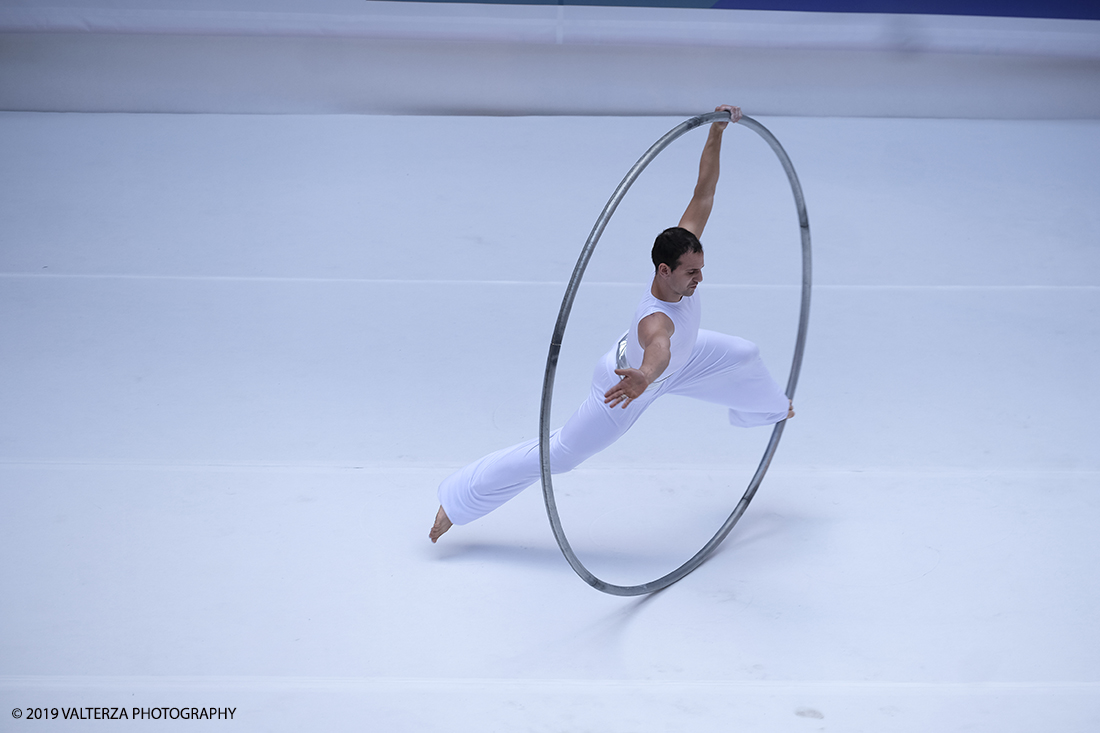 DSCF7285.jpg - 4/06/2019.Torino, Cerimonia di accensione della fiaccola del sapere della 30esima Universiade Estiva Napoli 2019. Nella foto  coreografia della cerimonia di presentazione del progetto