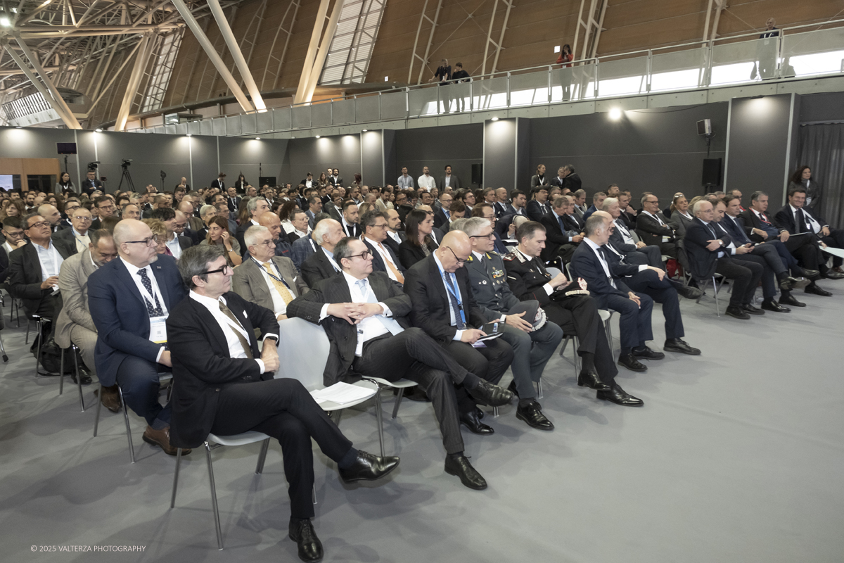 _DSF0206.jpg - 02/11/2025. Torino. Decima edizione di Aerospace & Defense Meetings Torino, la piÃ¹ importante business convention internazionale per lâ€™industria aerospaziale in Italia. Nella foto un momento della conferenza stampa di apertura dell'evento
