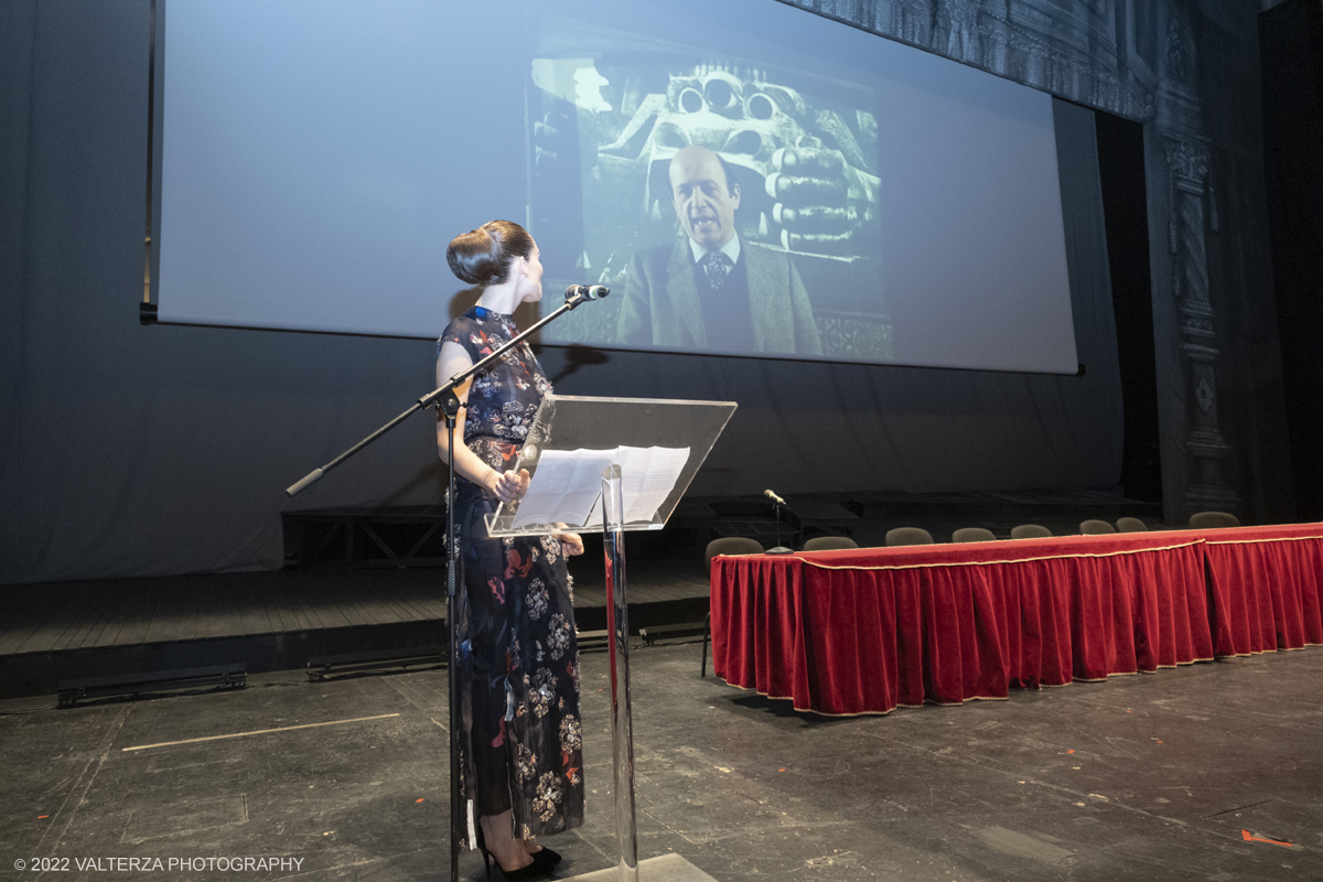 _DSF9238.jpg - 25/11/2022. Torino. Teatro Regio,  l'inaugurazione del 40mo TFF. Nella foto un momento della cerimonia di inaugurazione sul palco del Teatro Regio con la madrina Pilar Fogliati