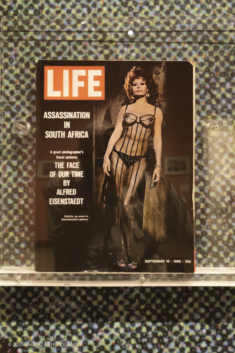 _DSF8642.jpg - 12-06-2025. Turin . Camera . Alfred Eisenstaedt installation. The picture ,  the cover of Life September 16 1966 with the Image of Sophia Loren by Alfred Eisenstaedt