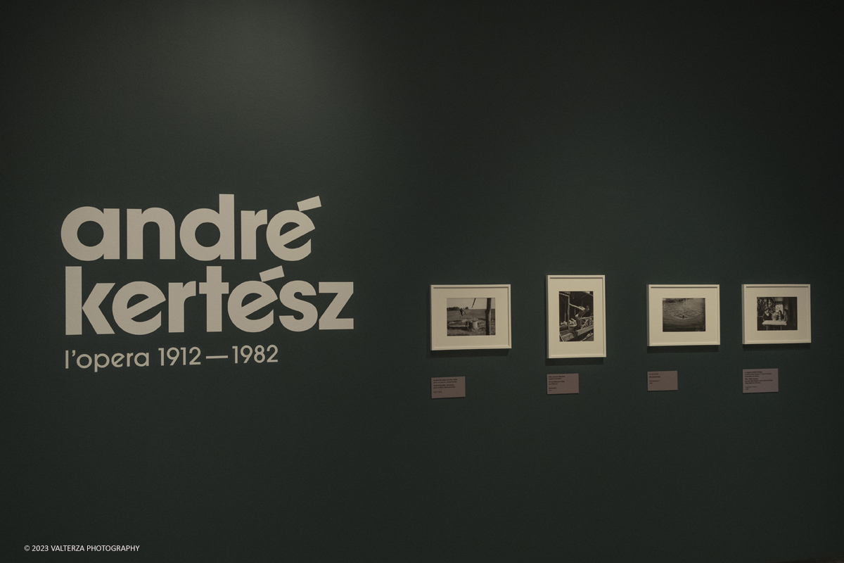 _DSF1579.jpg - 18/10/2023. Torino. La mostra, 19 ottobre 2023 â€“ 4 febbraio 2024 a CAMERA,  Ã¨ composta da oltre centocinquanta immagini che ripercorrono lâ€™intera carriera del fotografo di origini ungheresi e celebra anche il sessantesimo anniversario della presenza del fotografo alla Biennale di Venezia. Nella foto la prima sala della mostra dedicata a lui ed alla moglie Elisabeth