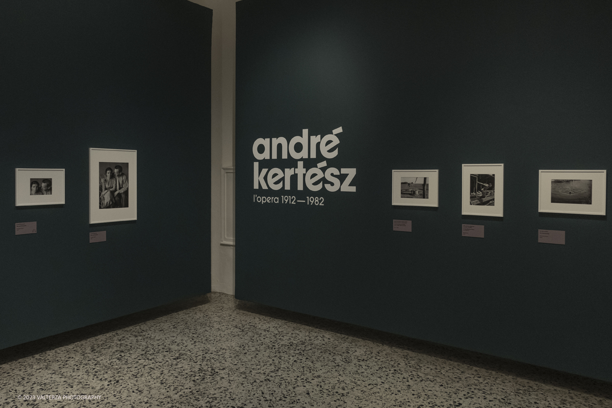 _DSF1583.jpg - 18/10/2023. Torino. La mostra, 19 ottobre 2023 â€“ 4 febbraio 2024 a CAMERA,  Ã¨ composta da oltre centocinquanta immagini che ripercorrono lâ€™intera carriera del fotografo di origini ungheresi e celebra anche il sessantesimo anniversario della presenza del fotografo alla Biennale di Venezia. Nella foto la prima sala della mostra dedicata a lui ed alla moglie Elisabeth