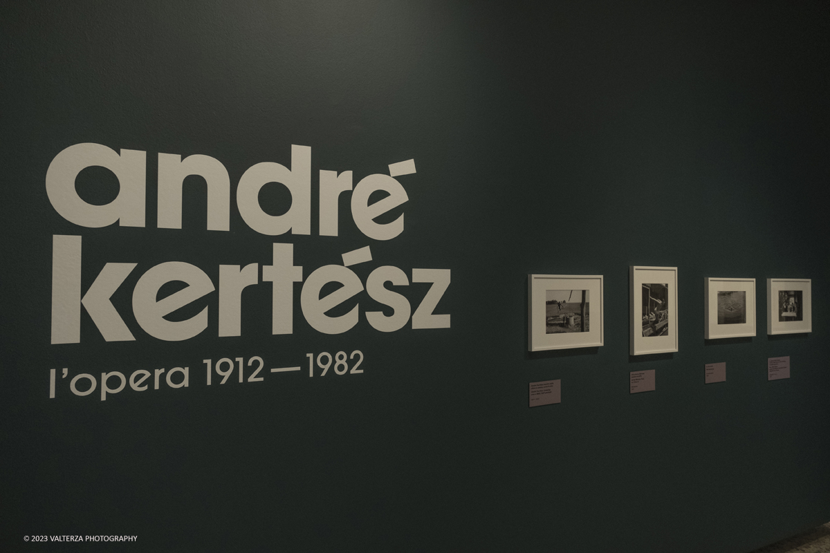 _DSF1600.jpg - 18/10/2023. Torino. La mostra, 19 ottobre 2023 â€“ 4 febbraio 2024 a CAMERA,  Ã¨ composta da oltre centocinquanta immagini che ripercorrono lâ€™intera carriera del fotografo di origini ungheresi e celebra anche il sessantesimo anniversario della presenza del fotografo alla Biennale di Venezia. Nella foto la prima sala della mostra dedicata a lui ed alla moglie Elisabeth