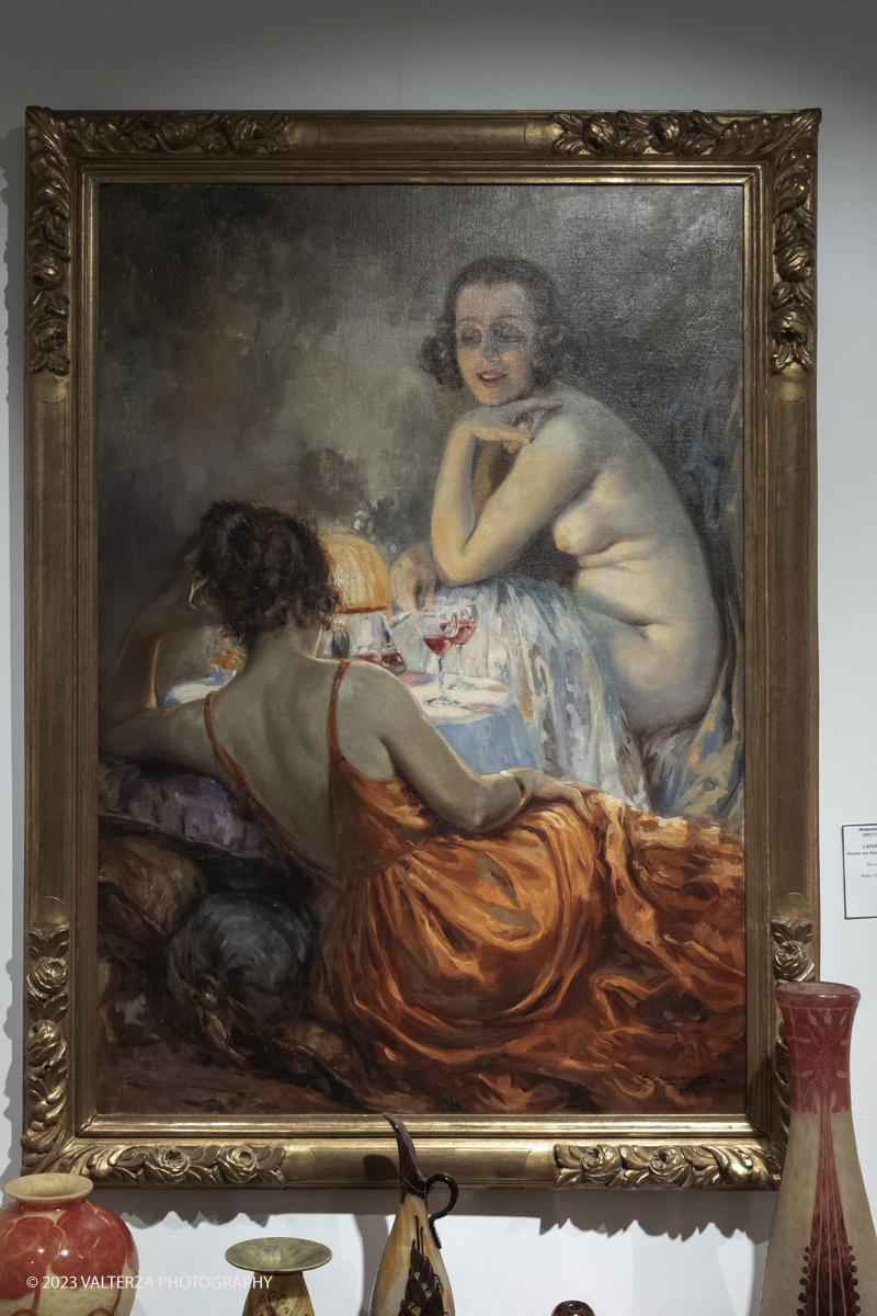 _DSF3316.jpg - 02/02/2023. Torino,  giunta alla settima edizione la mostra si consolida come il piÃ¹ importante appuntamento in Piemonte per il mondo dellâ€™antiquariato e tra i piÃ¹ rilevanti a livello nazionale. Galleria: Alessaandro MacrÃ¬ Liberty e DecÃ² Torino
